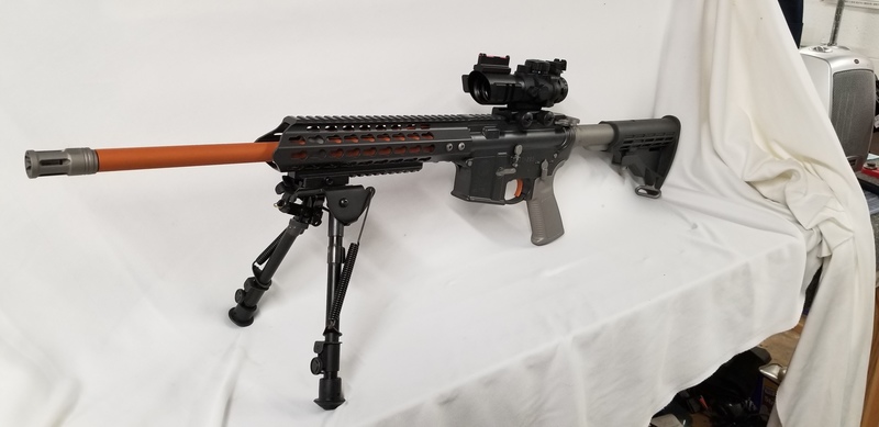 Ruger 556 Rifle Cerakoted with H-147, H-310 and E-120 by DARYL | Cerakote