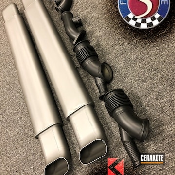 Cerakoted Factory Five Racing Exhaust Cerakoted In C-7700 And C-7600