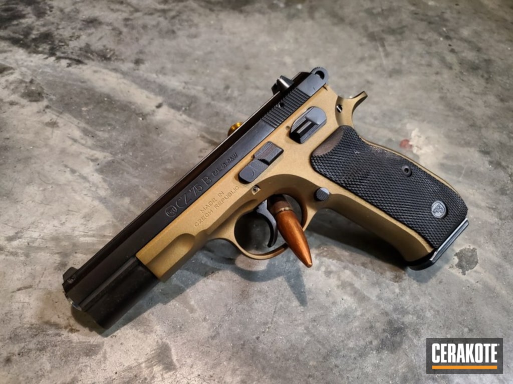 Two Toned H-146 and H-148 CZ 75 Handgun by ARMISTEAD COLEMAN | Cerakote