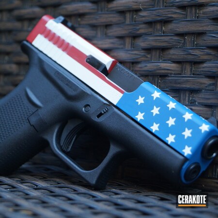 Powder Coating: Glock,Gun Coatings,NRA Blue H-171,S.H.O.T,Pistol,Stormtrooper White H-297,American Flag,FIREHOUSE RED H-216