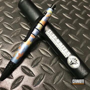 Cerakoted Custom Tuff Writer Pen Cerakoted With H-326 And H-314