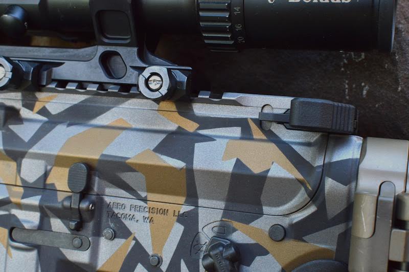 Aero Precision Rifle with a Custom Cerakote Splinter Camo Finish by ...