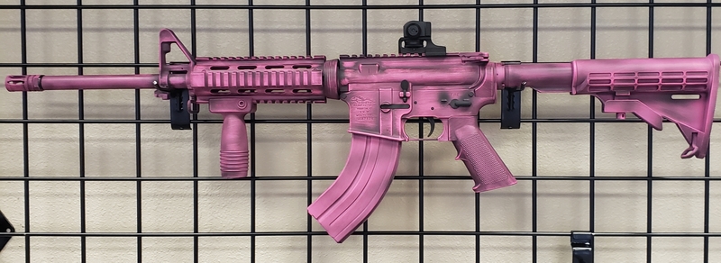 Distressed Pink Cerakote Finish using H-146 and H-141 by Web User ...