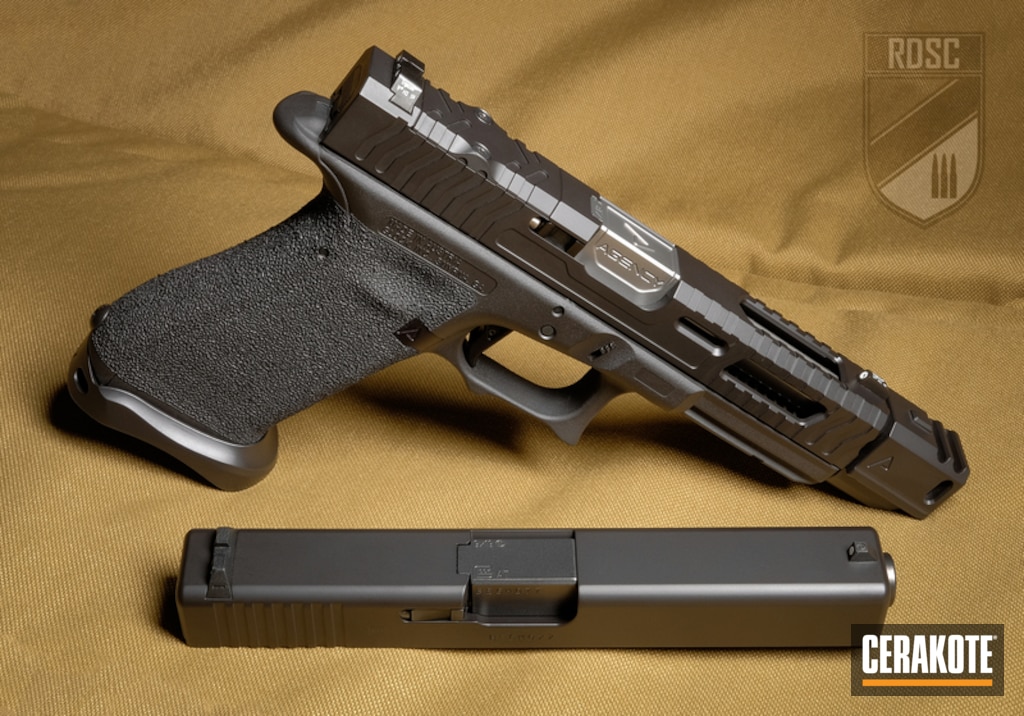Agency Arms Glock Handgun Cerakoted With H 146 Graphite Black By Web User Cerakote Agency Arms Glock Handgun Cerakoted With H 146 Graphite Black By Web User Cerakote