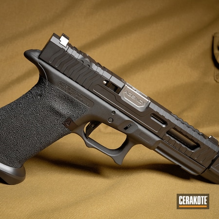 Powder Coating: Agency Arms,Graphite Black H-146,Glock,Gun Coatings,Lantac,S.H.O.T,Pistol