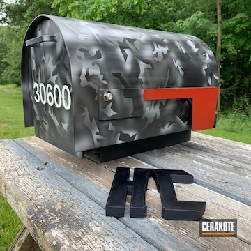 Cerakoted Custom Mailbox With A Cerakote Multicam Finish