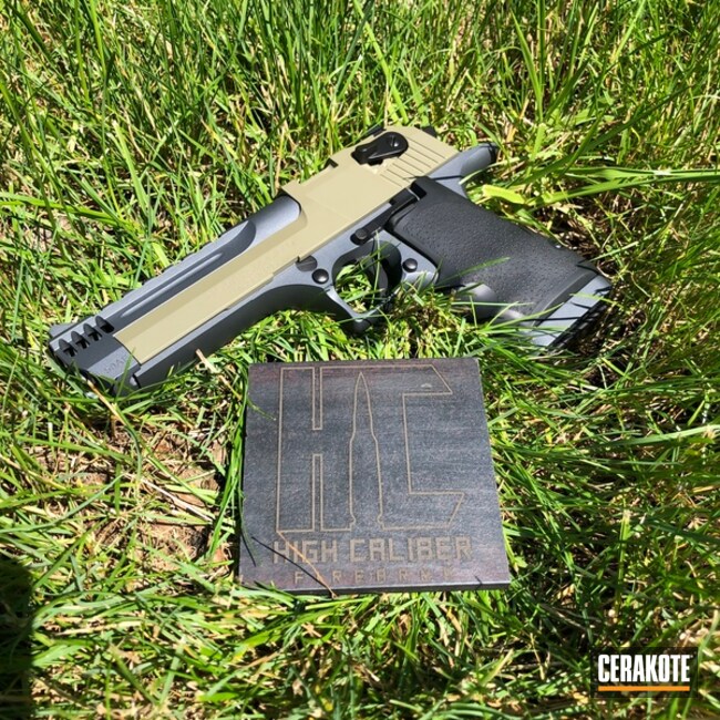 50 Cal Desert Eagle Handgun Cerakoted With H 227 H 264 And Hir 146 By Mike Lewis Cerakote