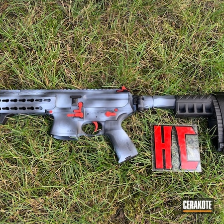 Powder Coating: Gun Coatings,S.H.O.T,Sig Sauer,BATTLESHIP GREY H-213,Sniper Grey H-234,FIREHOUSE RED H-216,Freehand Camo,MPX