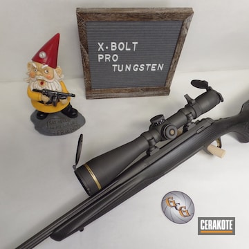 Cerakoted Browning X-bolt Rifle Cerakoted In H-237 Tungsten