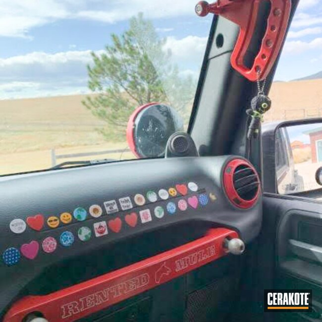 Cerakoted Cerakoted Jeep Grab Bars / Handles