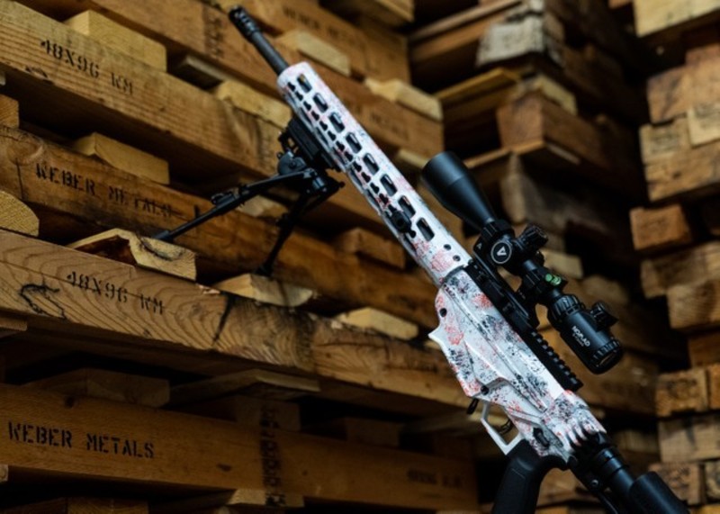 Ruger Rifle with a Custom Cerakote H-146, H-140, H-242 and H-128 Finish ...