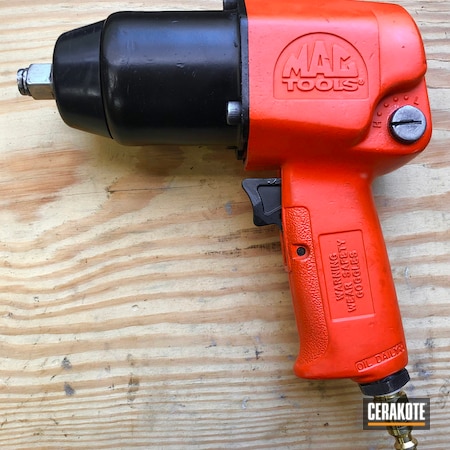 Powder Coating: Hunter Orange H-128,Tools,Refinished,Mac Tools,More Than Guns,Impact Wrench