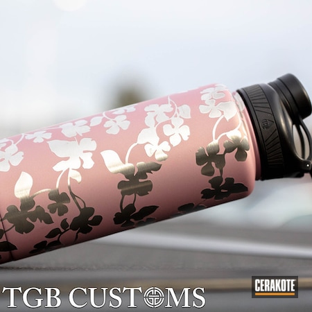 Powder Coating: Aluminum Water Bottle,PINK CHAMPAGNE H-311,Dogwood,Water Bottle,Lifestyle,Flowers,More Than Guns