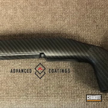 Cerakoted Rifle Stock With Cerakote Mc-161 Matte Ceramic Clear