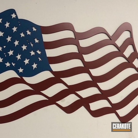 Powder Coating: Crimson H-221,Home,USA,American Flag,Art,More Than Guns,Sky Blue H-169,Miscellaneous,Metal Art