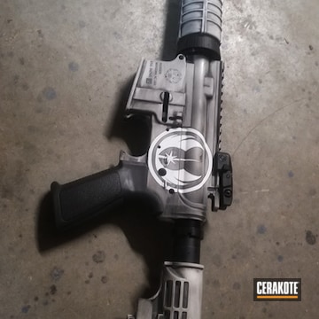 Cerakoted Ruger Ar556 With A Star Wars Themed Cerakote H-146 And H-140 Finish