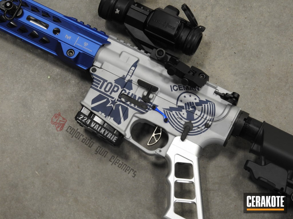 Top Gun Themed Ar 15 Cerakoted With H 140 H 255 H 216 H 216 And H 127 By Web User Cerakote Top Gun Themed Ar 15 Cerakoted With H 140 H 255 H 216 H 216 And H 127 By Web User Cerakote