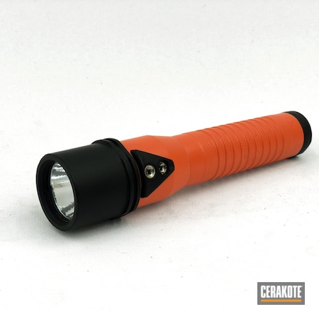 Powder Coating: Hunter Orange H-128,Graphite Black H-146,Tools,Streamlight,Strion,Refurbished,Renew,More Than Guns,Flashlights