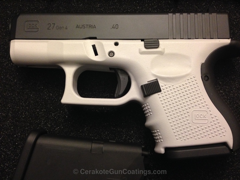 H-140 Bright White with H-234 Sniper Grey by Cerakote Firearm Coatings ...