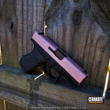 Cerakoted Glock 42 Handgun Cerakoted With H-311