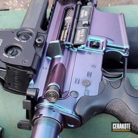 Powder Coating: Graphite Black H-146,Gun Coatings,GunCandy,Color Change,S.H.O.T,Spike's Tactical,AR Pistol,HIGH GLOSS CERAMIC CLEAR MC-160,AR-15