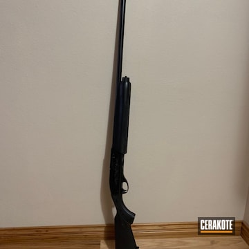 Cerakoted Remington Model 1100 In Elite Blackout