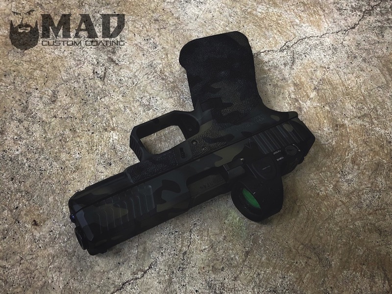 Glock Coating Glock Camo Cerakote Finish using H-146, H-231 and H-234 by David Teves ...