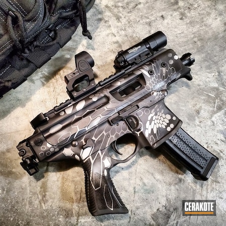 Powder Coating: 9mm,Satin Aluminum H-151,S.H.O.T,Sig Sauer,Cobalt H-112,Titanium H-170,SBR,Graphite Black H-146,Gun Coatings,Urban Camo,Camo,Tactical Rifle,Sig MPX,MPX,Kryptek