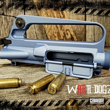 Powder Coating: Gun Coatings,S.H.O.T,POLAR BLUE H-326,Retro,Big Bore,AR-15,Upper Receiver