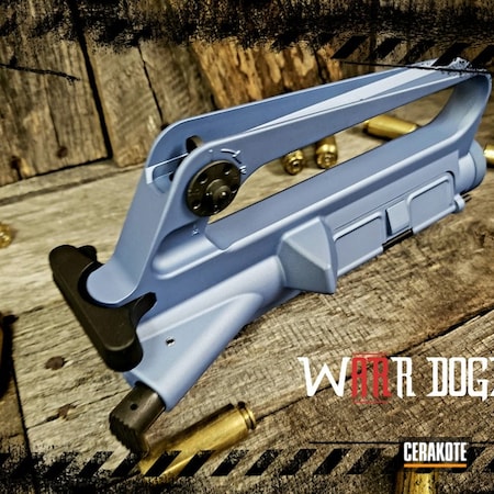 Powder Coating: Gun Coatings,S.H.O.T,POLAR BLUE H-326,Retro,Big Bore,AR-15,Upper Receiver