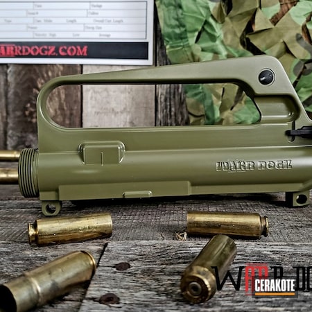 Powder Coating: Gun Coatings,S.H.O.T,Noveske Bazooka Green H-189,Retro,Big Bore,AR-15,Upper Receiver
