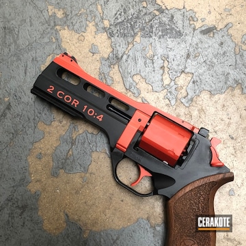 Cerakoted Chiappa Rhino Revolver Cerakoted With H-146, H-216, H-128, H-309 And H-318