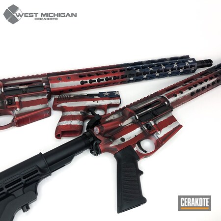 Powder Coating: Hidden White H-242,Matching Set,KEL-TEC® NAVY BLUE H-127,Crimson H-221,Gun Coatings,S.H.O.T,Pistol,Tactical Rifle,American Flag,Stars and Stripes