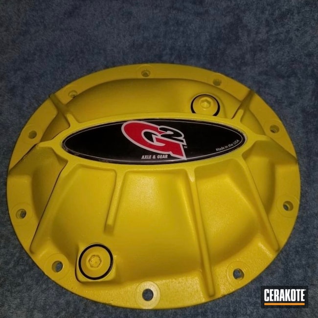 Cerakoted Jeep Wrangler Differential Covers Cerakoted With H-166