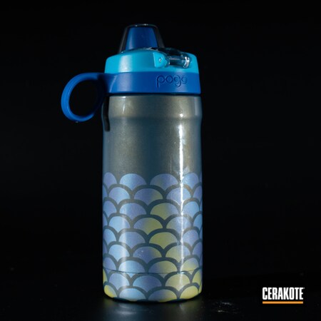 Powder Coating: MOJITO - MTO  H-313,PINK CHAMPAGNE H-311,CRUSHED ORCHID H-314,Mermaid,Custom Tumbler Cup,Tumbler,Scales,POLAR BLUE H-326,Water Bottle,NORTHERN LIGHTS H-315,Lifestyle,More Than Guns
