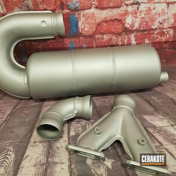 Cerakoted Snowmobile Exhaust Cerakoted With C-7700 And C-7600