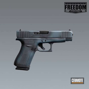 Cerakoted Distressed Glock 48 Cerakoted With H-146 And H-185