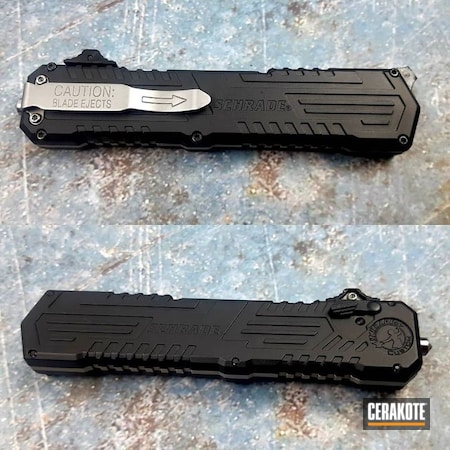Powder Coating: Graphite Black H-146,OTF Knife,S.H.O.T,Knife,More Than Guns