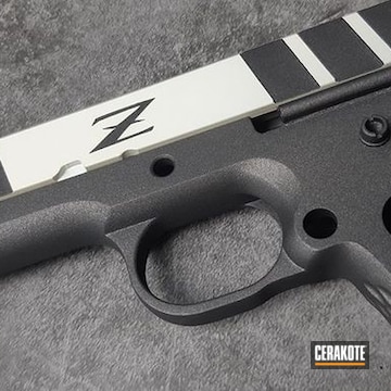 Cerakoted Two Tone Ck Arms Handgun Cerakoted With H-112 And H-297