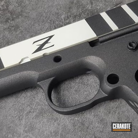 Powder Coating: CK Arms,Gun Coatings,Two Tone,S.H.O.T,Pistol,Stormtrooper White H-297,Cobalt H-112