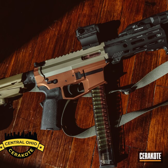 Cerakoted Custom Ar Pistol Cerakoted With H-267, H-298 And H-310