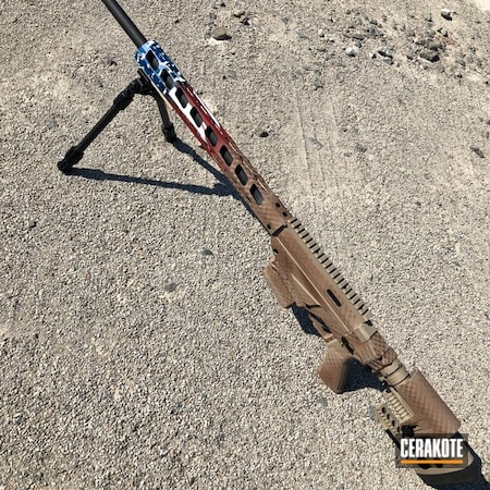 Powder Coating: Gun Coatings,NRA Blue H-171,S.H.O.T,Ruger Precision Rifle,Stormtrooper White H-297,Ruger Precision 6.5,USMC Red H-167,American Flag,Bolt Action Rifle,MAGPUL® FLAT DARK EARTH H-267