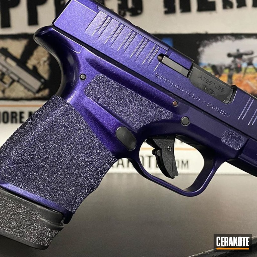 Springfield Armory Hellcat Handgun Cerakoted with H 146 by Springfield Armory Hellcat Handgun Cerakoted with H 146 by