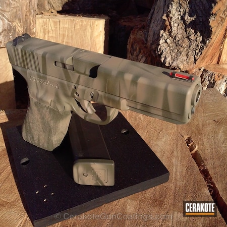 Powder Coating: Glock,O.D. Green C-241,Handguns,Coyote Tan C-240