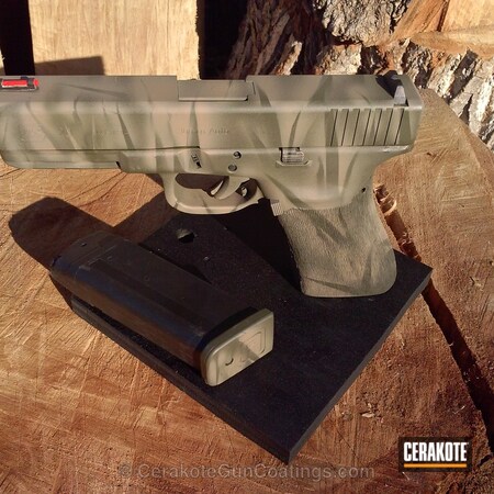 Powder Coating: Glock,O.D. Green C-241,Handguns,Coyote Tan C-240