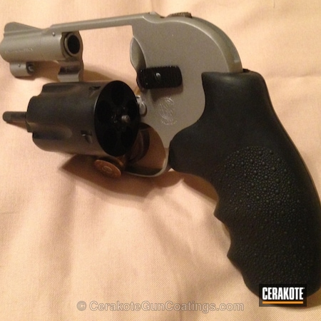 Powder Coating: Graphite Black H-146,Smith & Wesson,Revolver,Titanium H-170