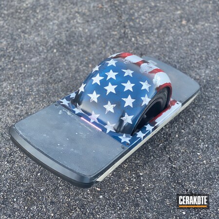 Powder Coating: Technology,pint,KEL-TEC® NAVY BLUE H-127,Graphite Black H-146,Onewheel,Flag,Stormtrooper White H-297,RUBY RED H-306,American Flag,Lifestyle,Miscellaneous,Distressed American Flag