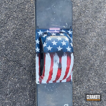 Powder Coating: Technology,pint,KEL-TEC® NAVY BLUE H-127,Graphite Black H-146,Onewheel,Flag,Stormtrooper White H-297,RUBY RED H-306,American Flag,Lifestyle,Miscellaneous,Distressed American Flag