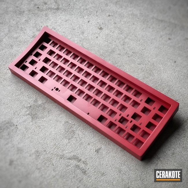 Cerakoted Red Custom Keyboard Body