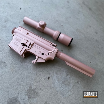 Cerakoted Pink Ar Gun Parts